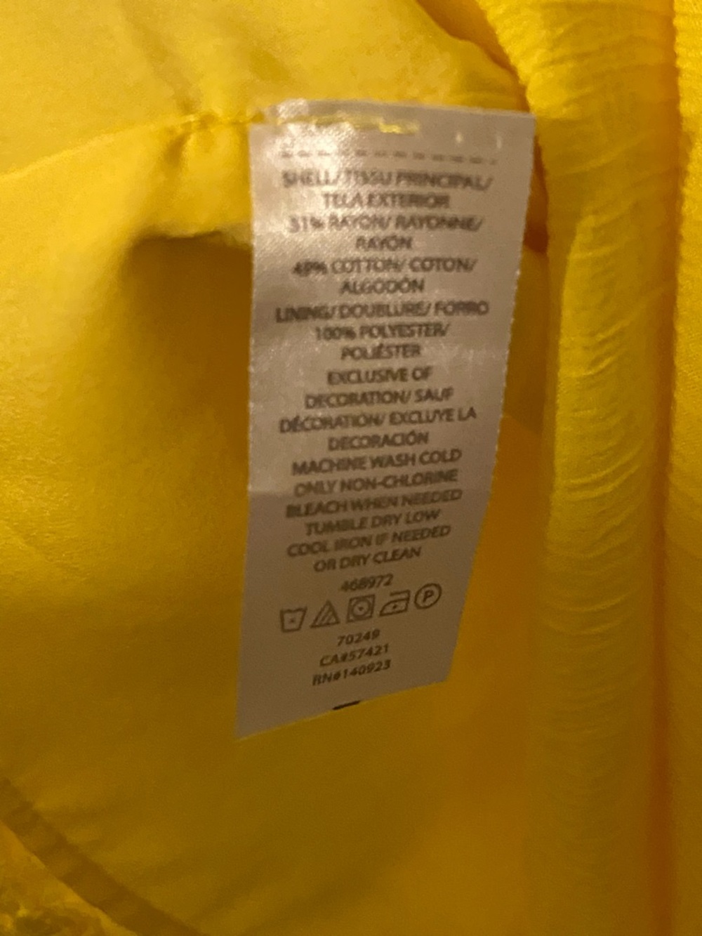 LOFT Bright Yellow Ruffle Strap Sundress - Picture 4 of 6